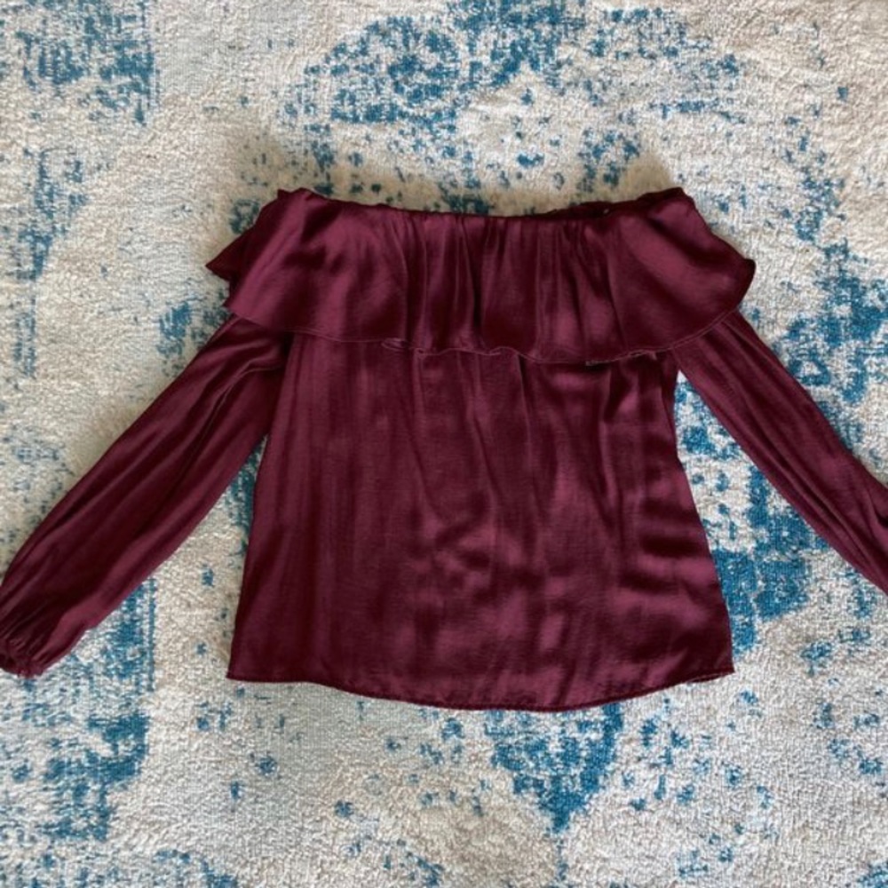 Off-the-shoulder Blouse - Size Small